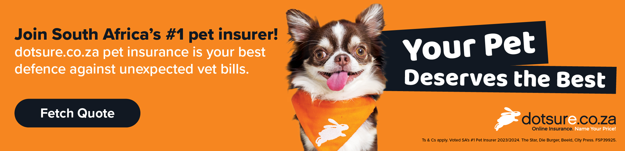 dotsure.co.za pet insurance in south africa